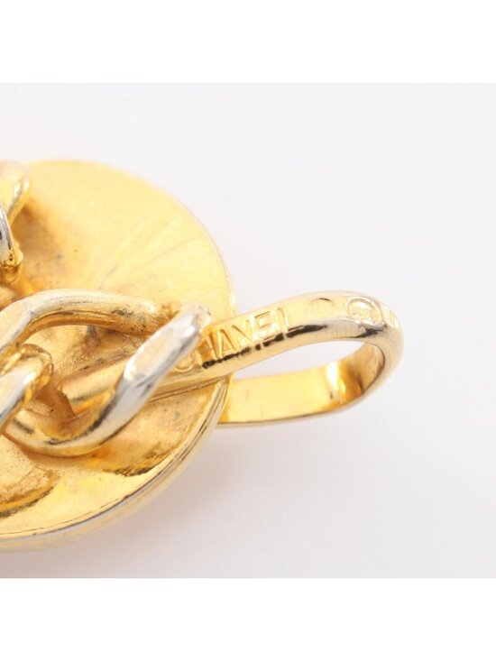 Chanel Belt CC Logo Chain Leather main image 6
